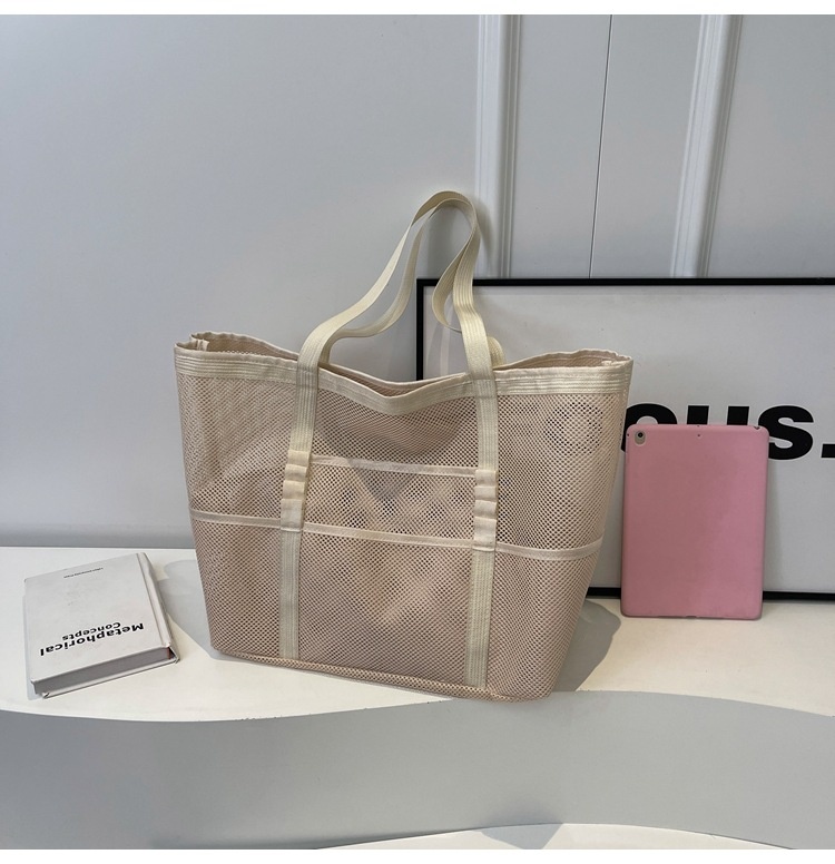 Dámská síťovaná taška – prostorná na každý den i na pláž