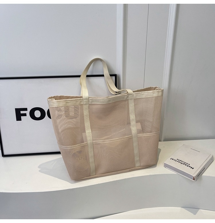 Dámská síťovaná taška – prostorná na každý den i na pláž