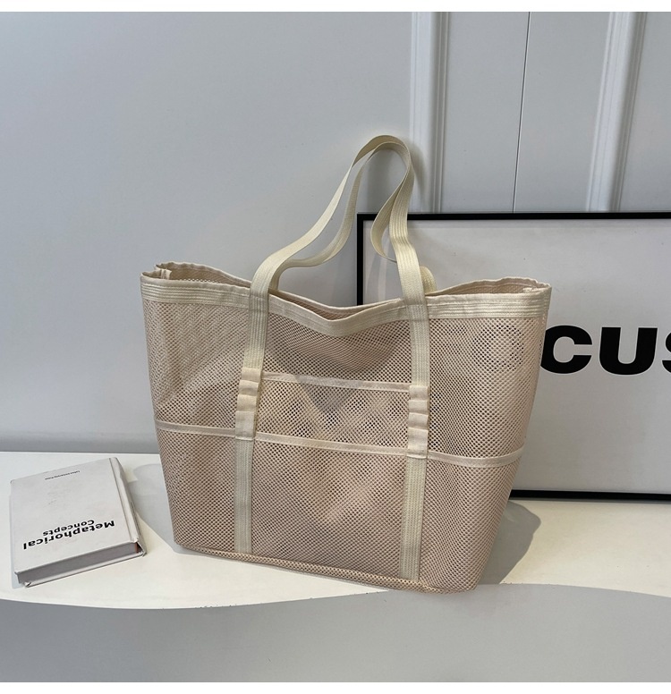 Dámská síťovaná taška – prostorná na každý den i na pláž