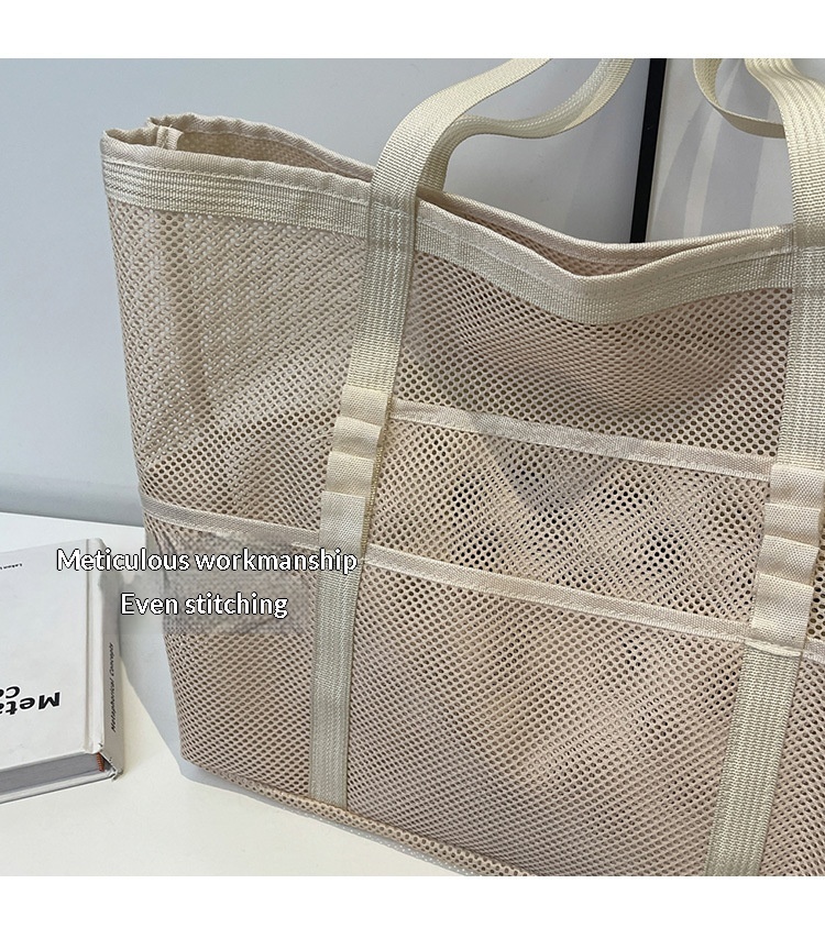 Dámská síťovaná taška – prostorná na každý den i na pláž