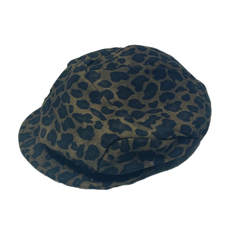 Ženska beretka s leopard printom – Retro Stil