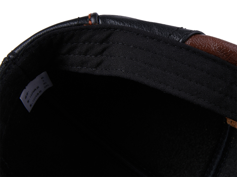 Flat Cap – Férfi stílusos klasszikus - Valódi bőr